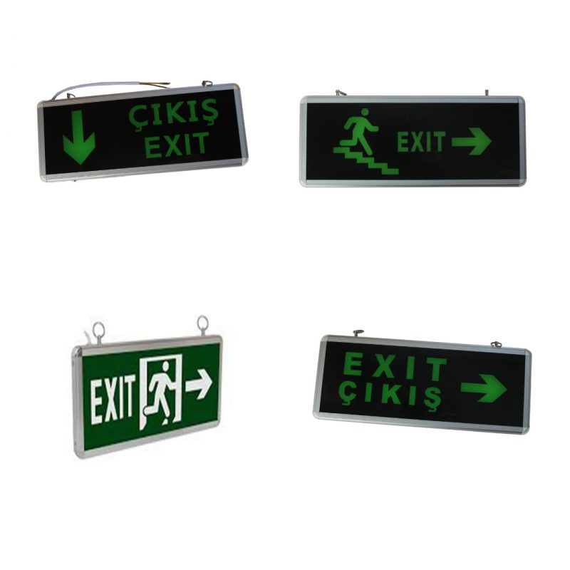 EXIT ACİL ÇIKIŞ YÖN TABELASI